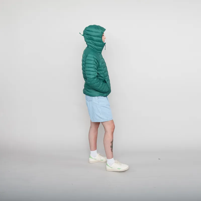 Patagonia Womens Down Sweater Hoody Conifer Green-4