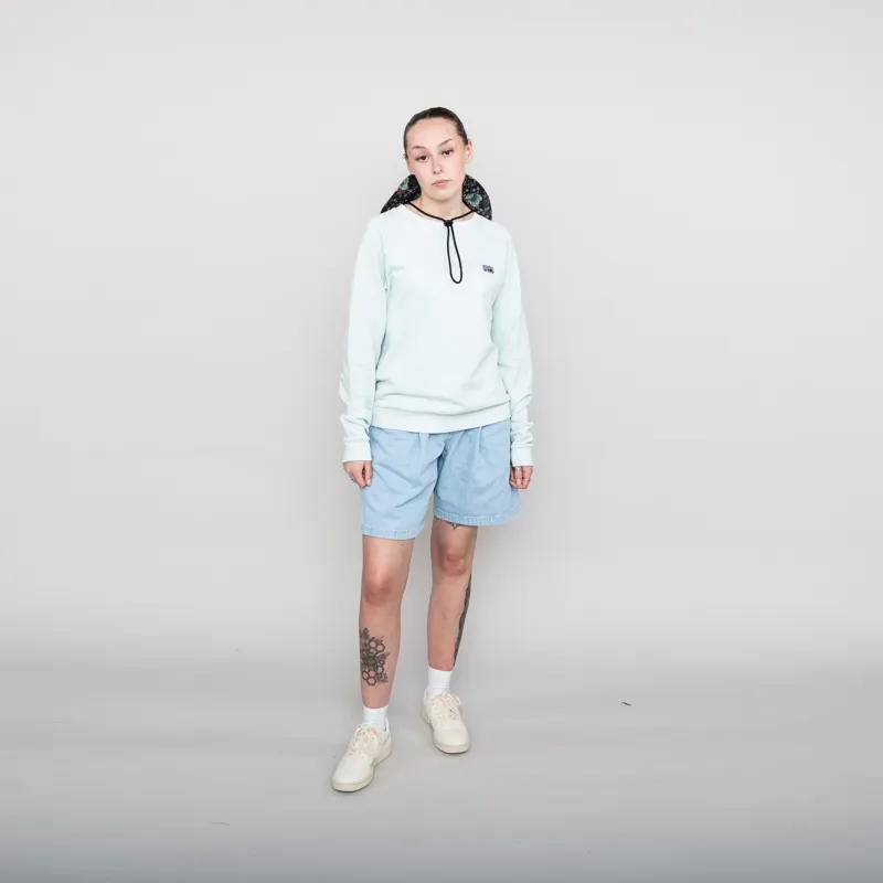 Patagonia Womens Regenerative Organic Certified Cotton Essential Top Wispy Green-1