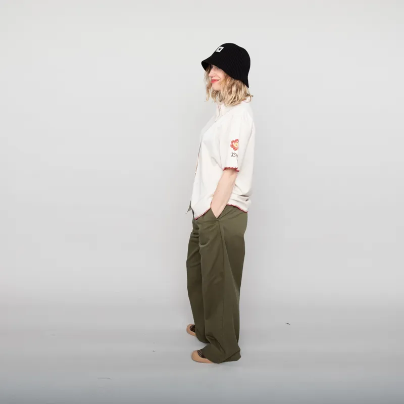 Rhythm Womens Reflection Short Sleeve Shirt Natural-2