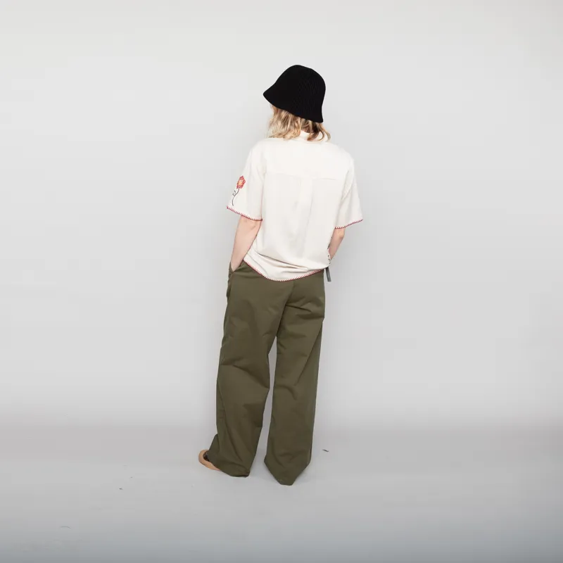 Rhythm Womens Reflection Short Sleeve Shirt Natural-3