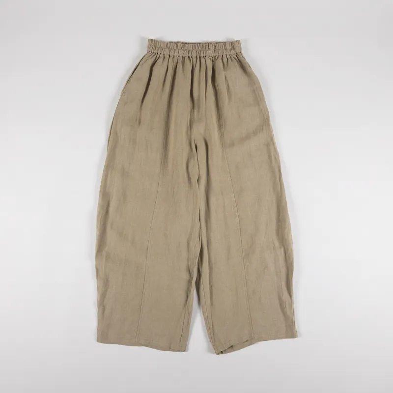 L.F.Markey Womens Basic Linen Trouser Stone