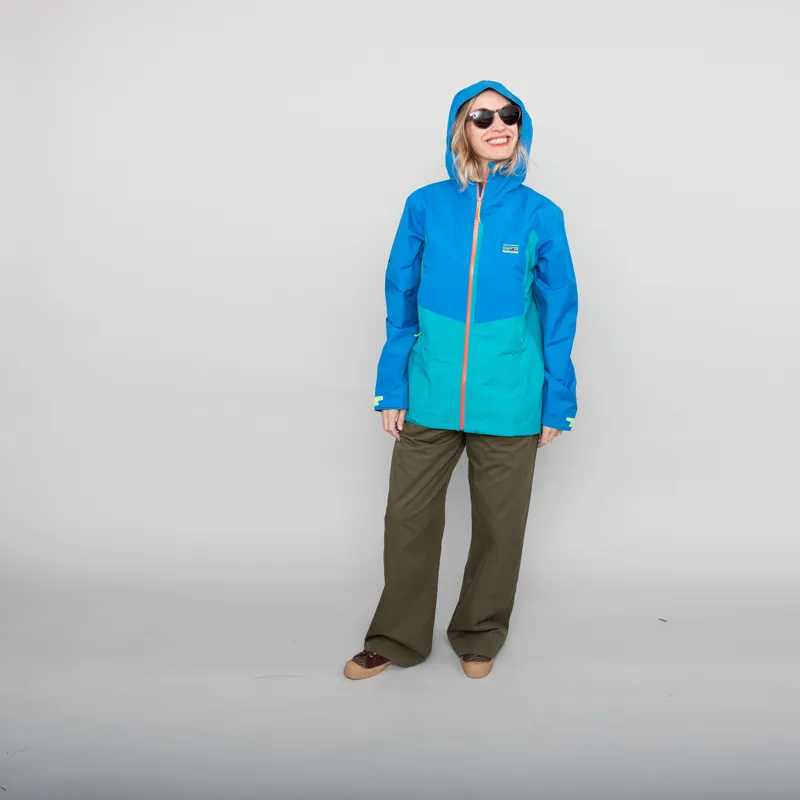 Patagonia Womens Boulder Fork Rain Jacket Subtidal Blue-3