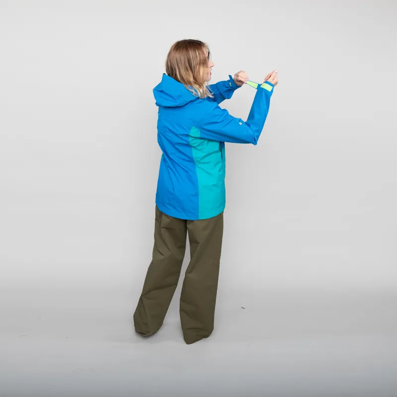 Patagonia Womens Boulder Fork Rain Jacket Subtidal Blue-2