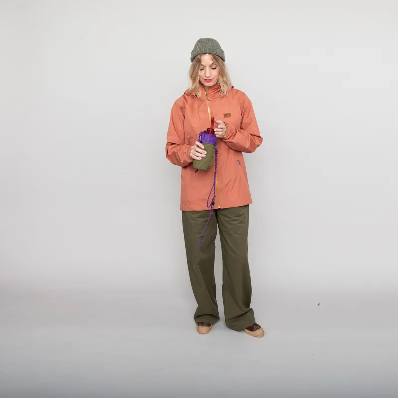 Patagonia Womens Boulder Fork Rain Jacket Sienna Clay-1