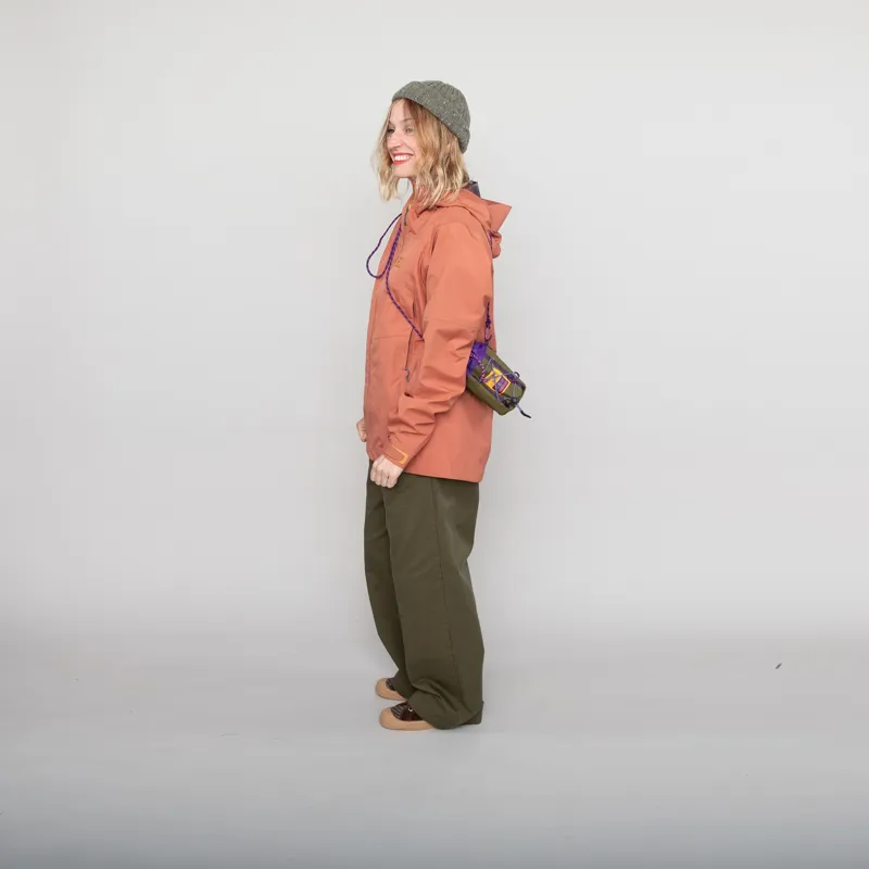 Patagonia Womens Boulder Fork Rain Jacket Sienna Clay-2