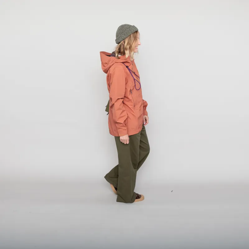 Patagonia Womens Boulder Fork Rain Jacket Sienna Clay-4