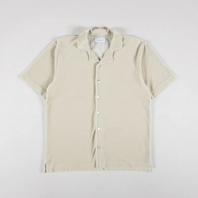 Unfeigned Button Down Polo Velour Tidal Foam