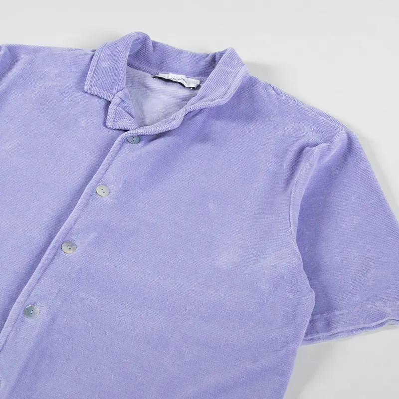 Unfeigned Button Down Polo Velour Lavender-1