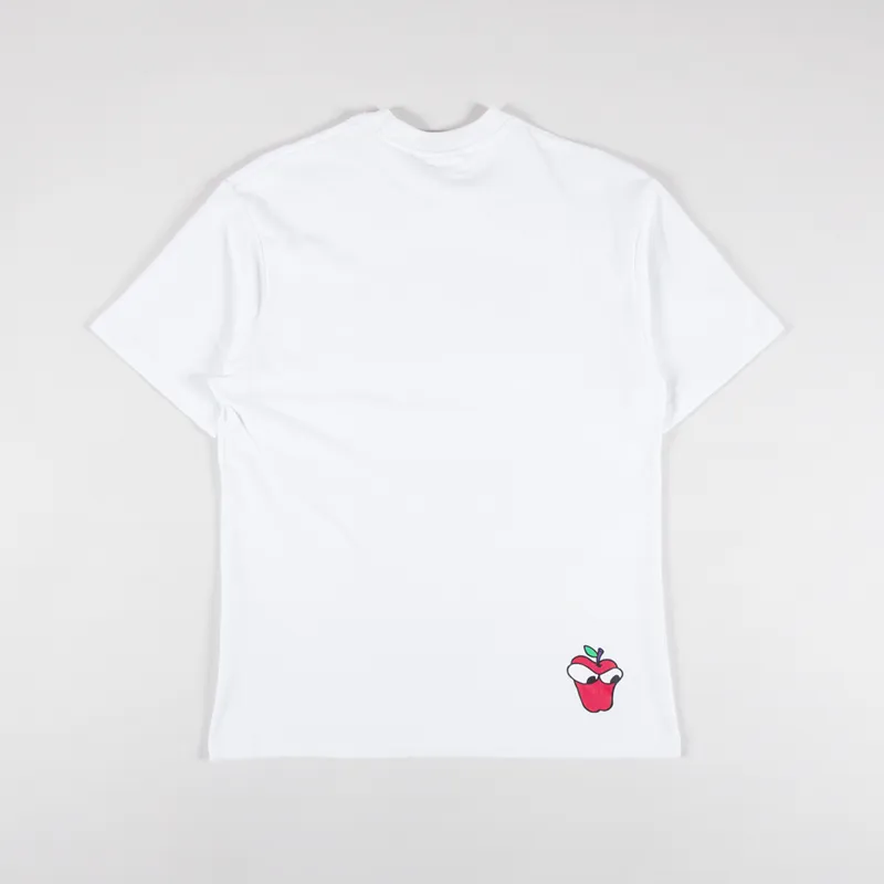 Butter Goods Big Apple T Shirt White-3
