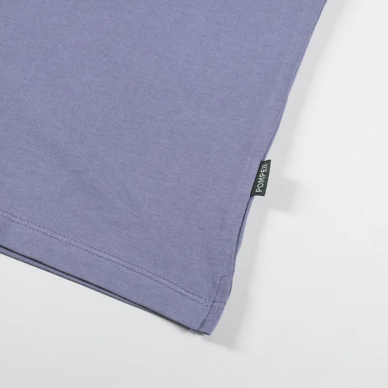 Pompeii Burgers In Bed T Shirt Slate Grey-6