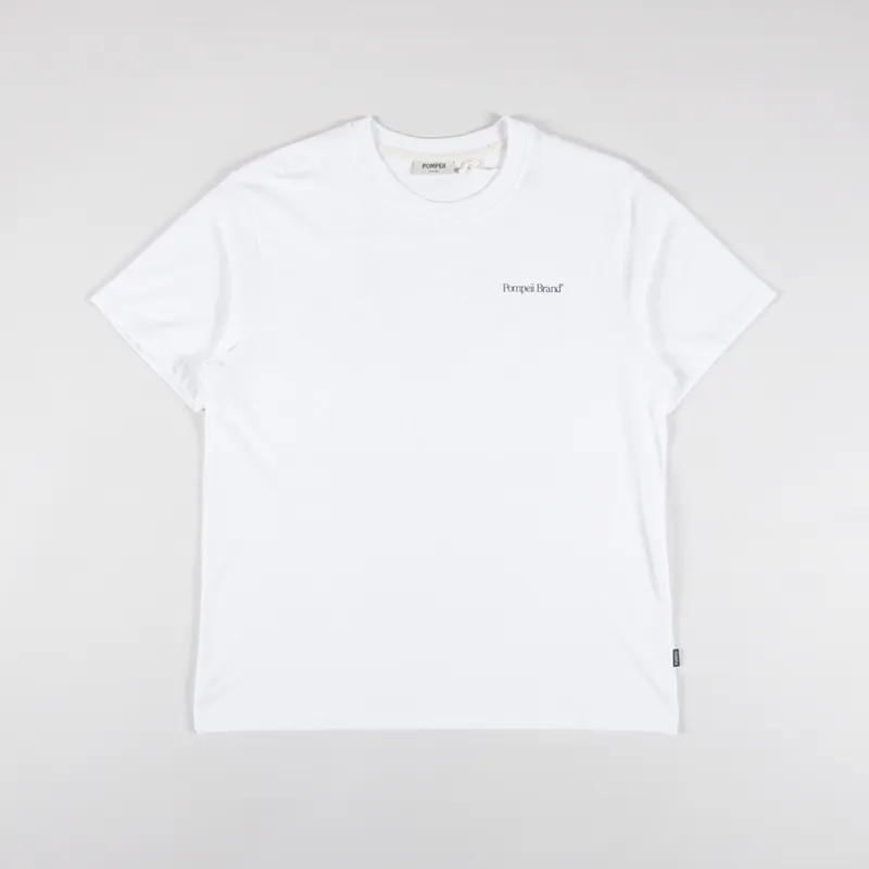 Pompeii Burgers In Bed T Shirt White-1