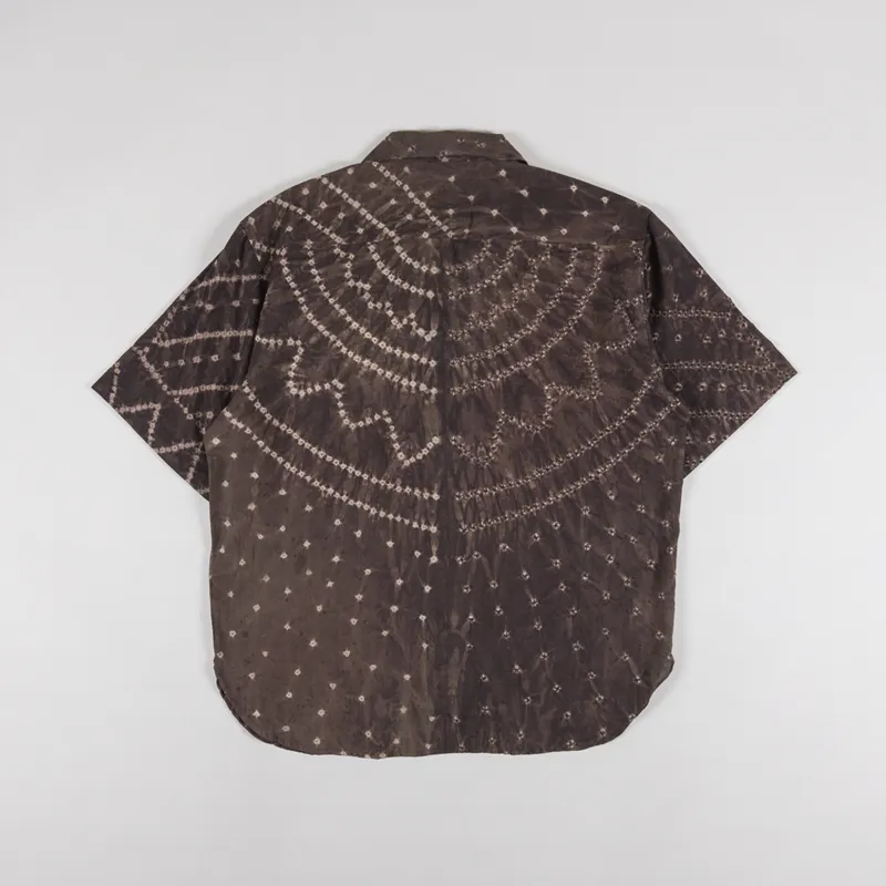 Kardo Ronen Bandhani Shirt Charcoal-1