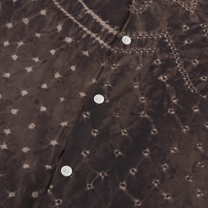 Kardo Ronen Bandhani Shirt Charcoal-3