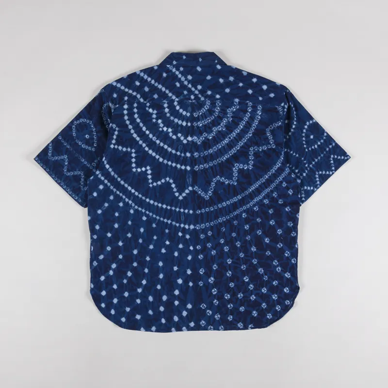 Kardo Ronen Bandhani Shirt Indigo-1