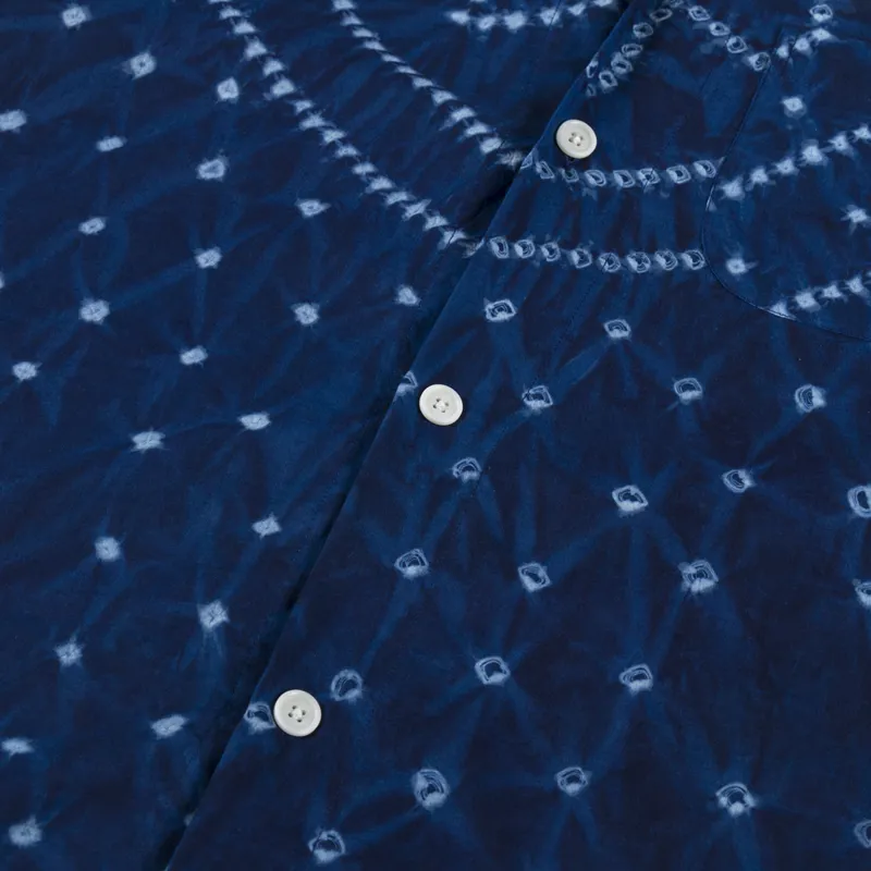 Kardo Ronen Bandhani Shirt Indigo-3