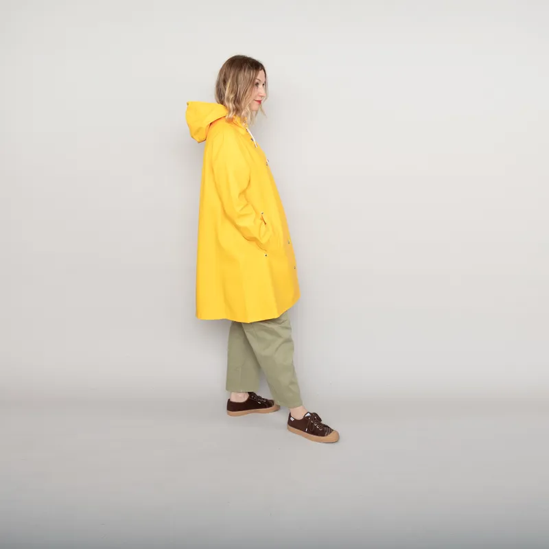 Stutterheim Womens Mosebacke Jacket Yellow-2