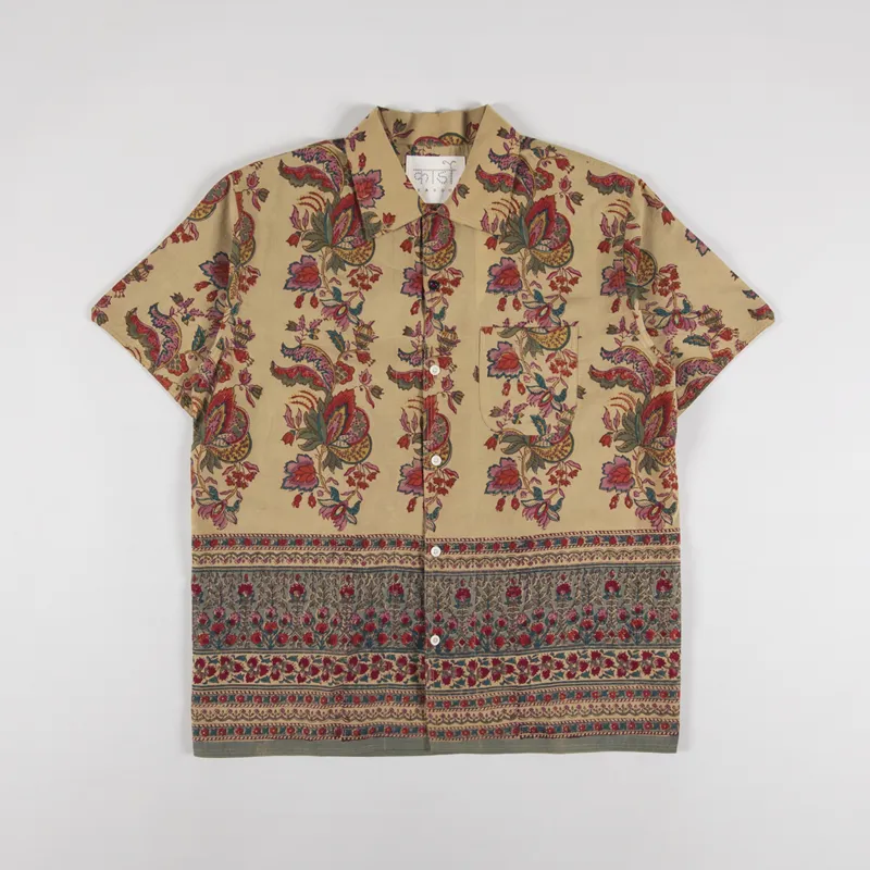 Kardo Chintan Shirt Brown Red