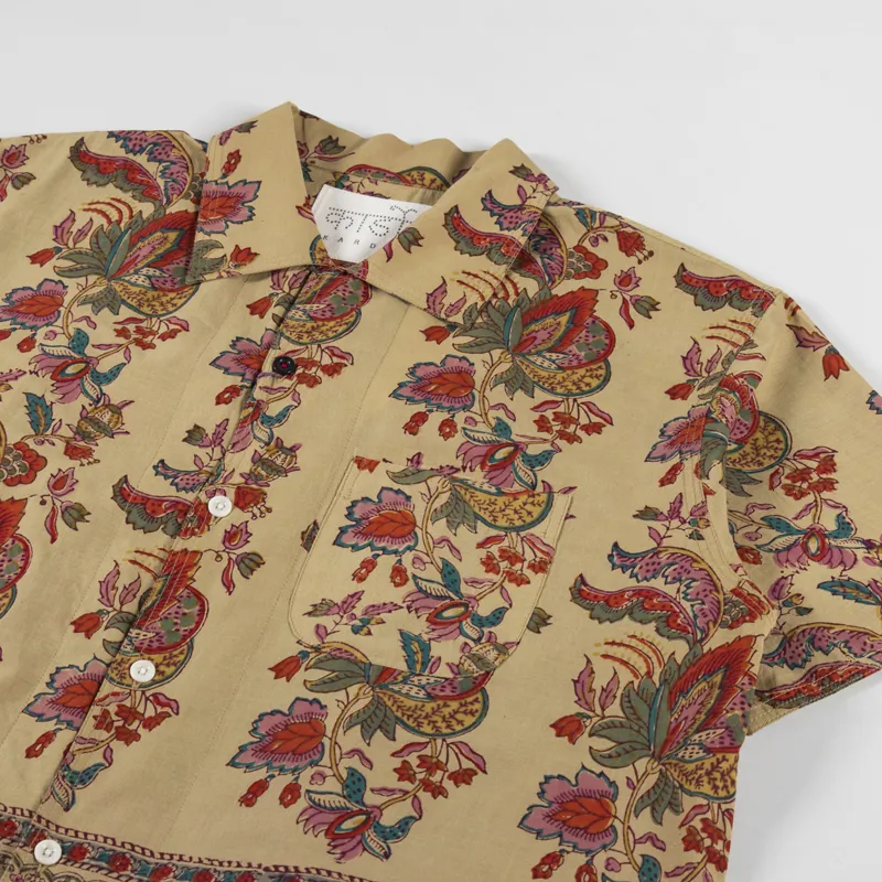 Kardo Chintan Shirt Brown Red-1