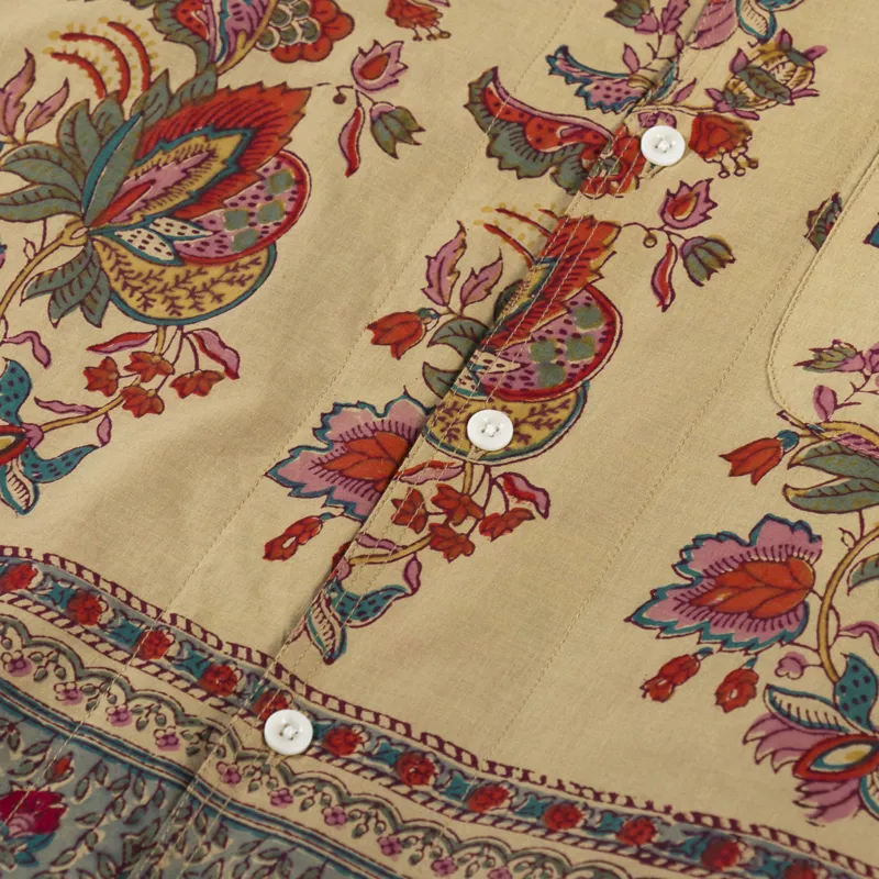 Kardo Chintan Shirt Brown Red-2