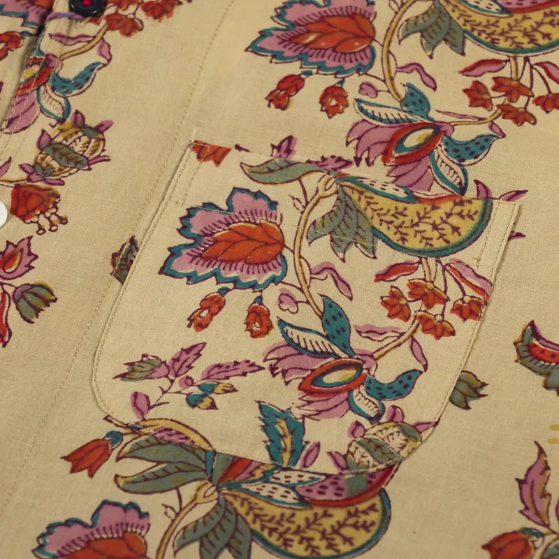 Kardo Chintan Shirt Brown Red-3