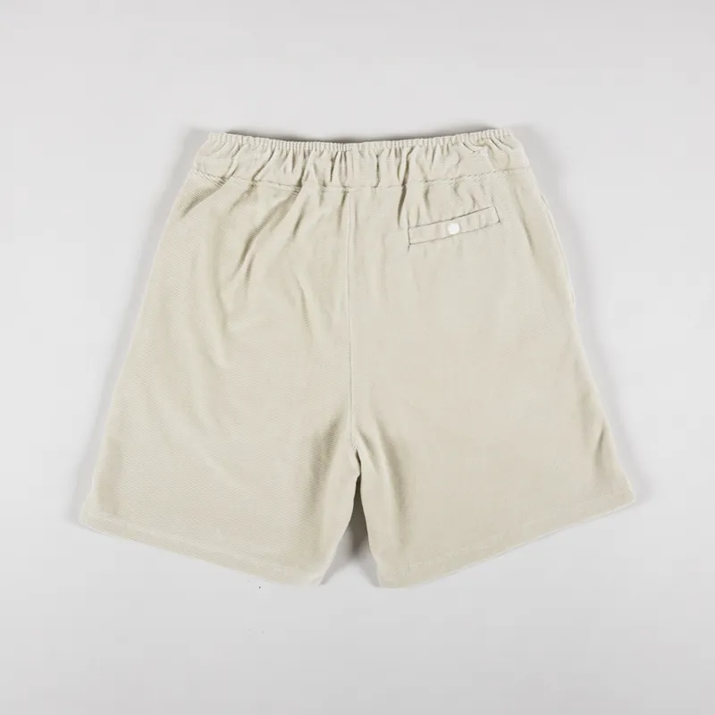 Unfeigned Bermuda Sport Short Velour Tidal Foam-1