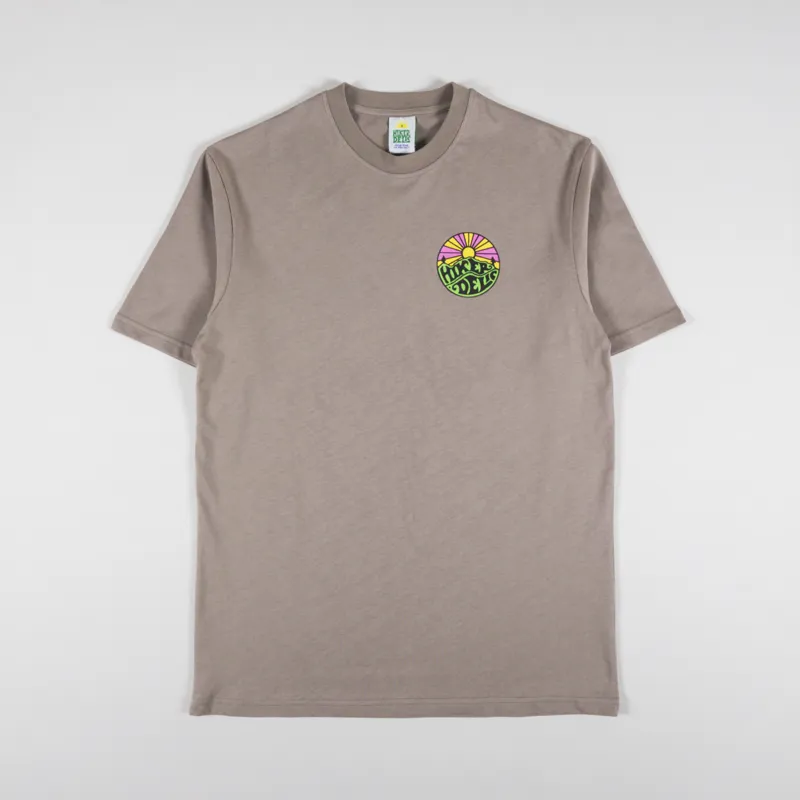 Hikerdelic Original Logo T Shirt Mushroom-1