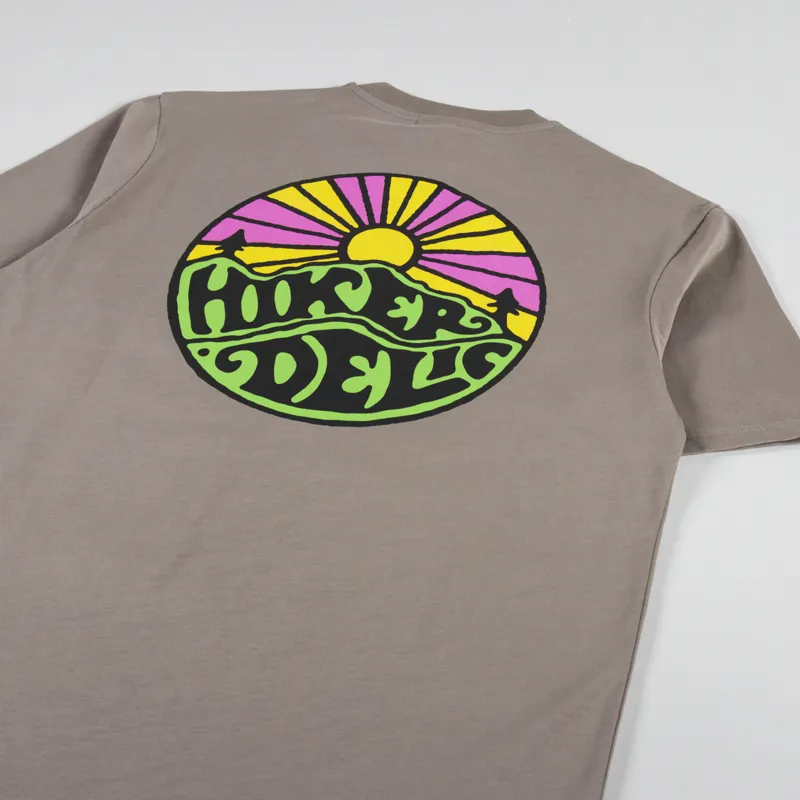 Hikerdelic Original Logo T Shirt Mushroom-2