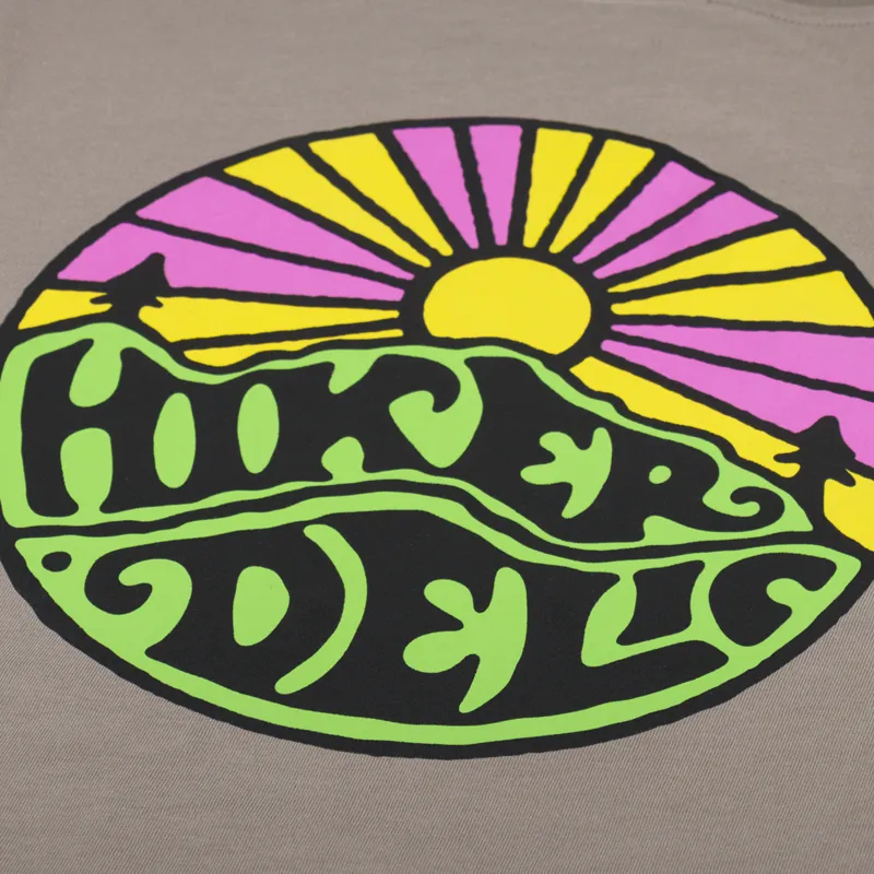 Hikerdelic Original Logo T Shirt Mushroom-4