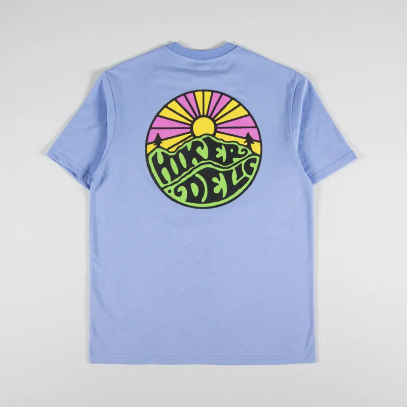 Hikerdelic Original Logo T Shirt Fjord Blue