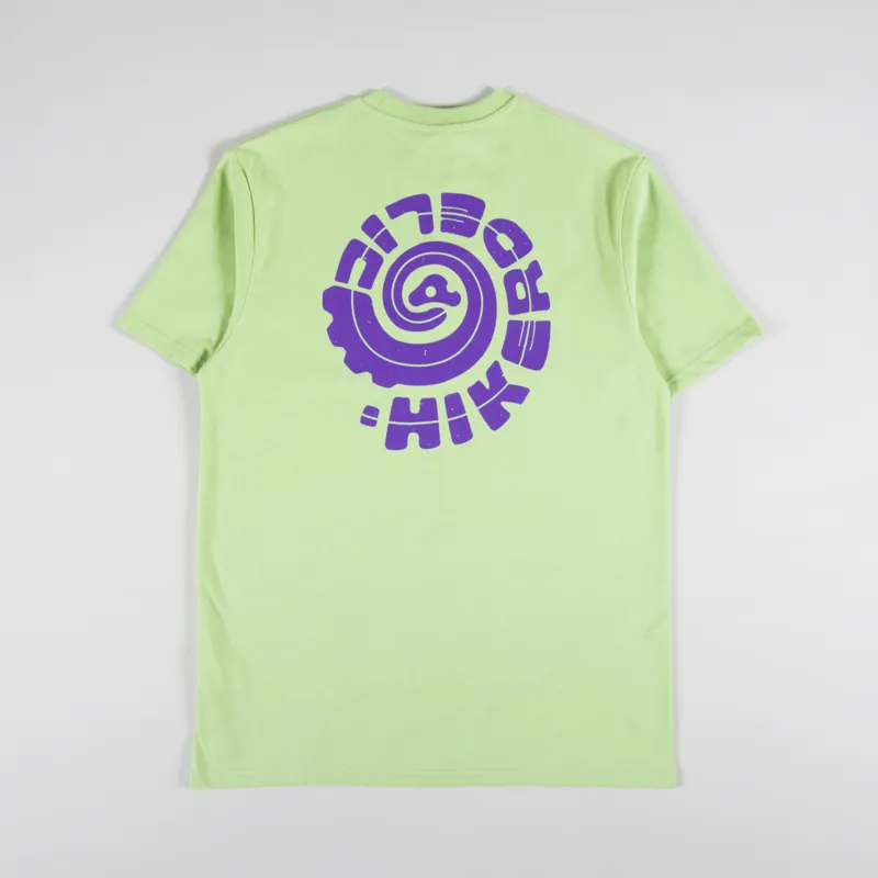 Hikerdelic Swirl T Shirt Lime