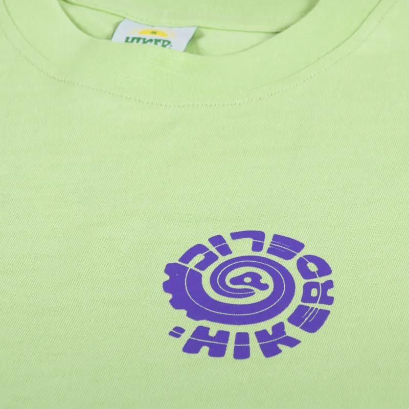 Hikerdelic Swirl T Shirt Lime-5