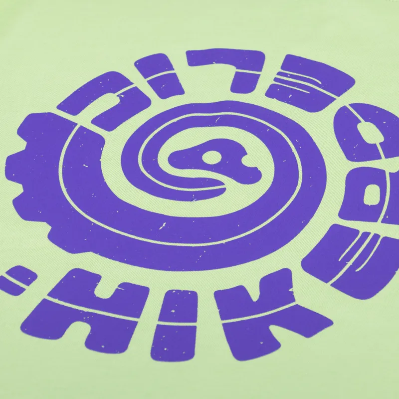 Hikerdelic Swirl T Shirt Lime-4