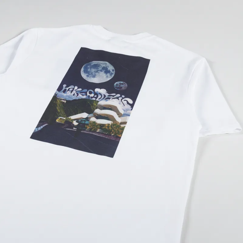 Hikerdelic Retro Future T Shirt White-2