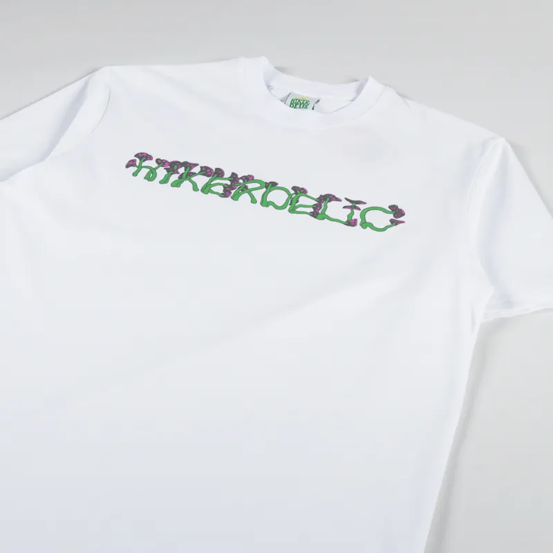 Hikerdelic Glow In The Dark T Shirt White-1