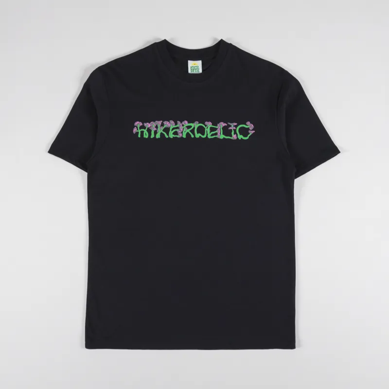 Hikerdelic Glow In The Dark T Shirt Black