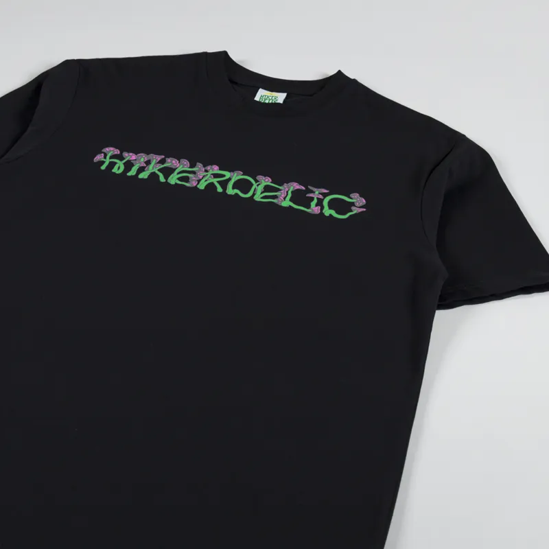 Hikerdelic Glow In The Dark T Shirt Black-1
