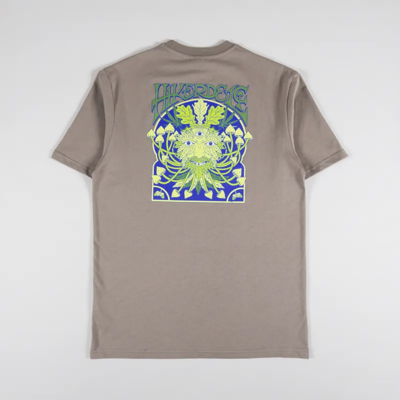 Hikerdelic Green Man T Shirt Mushroom
