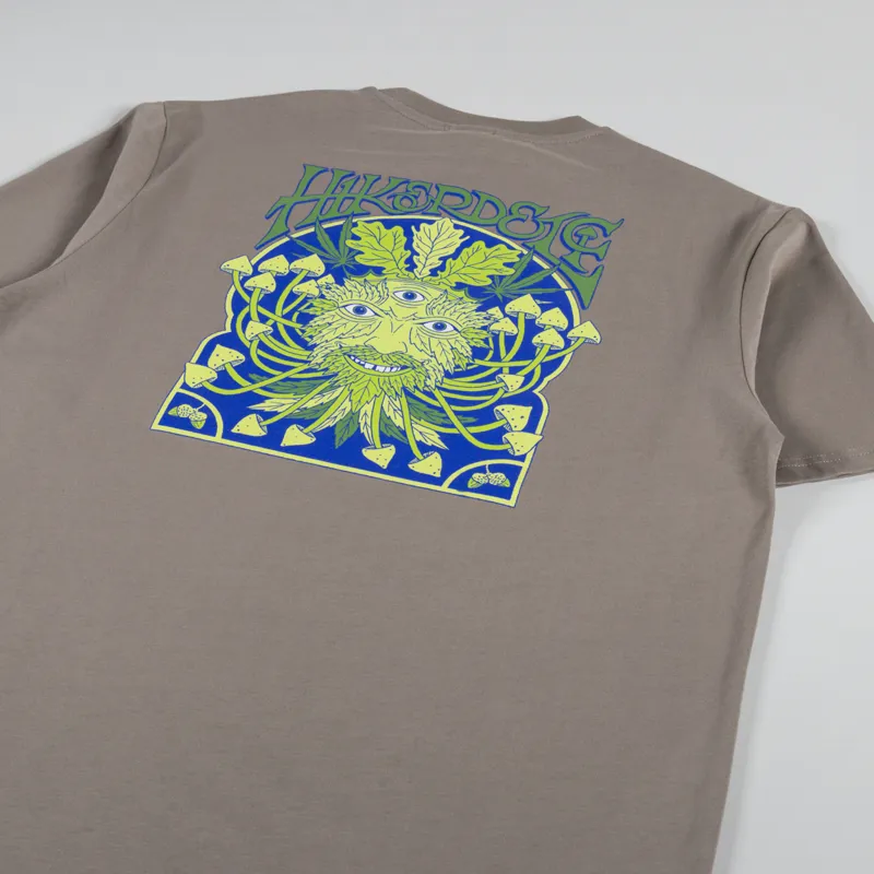 Hikerdelic Green Man T Shirt Mushroom-2