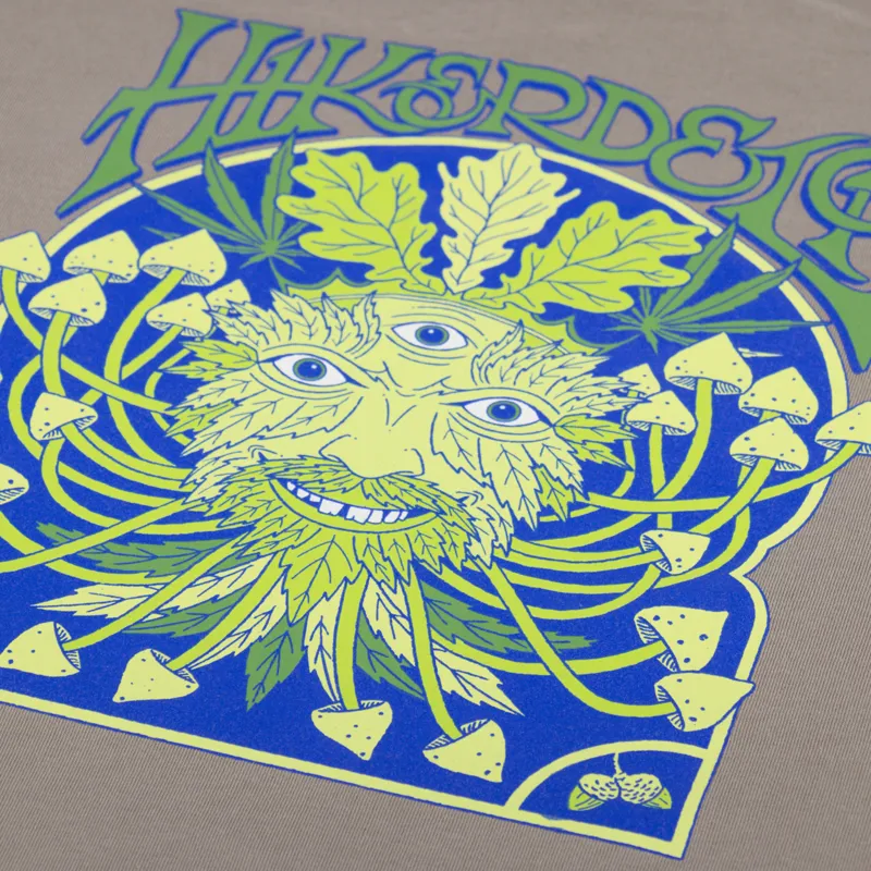 Hikerdelic Green Man T Shirt Mushroom-4