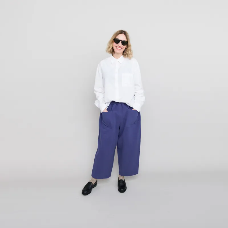 Sideline Womens Mary Trousers Indigo-3