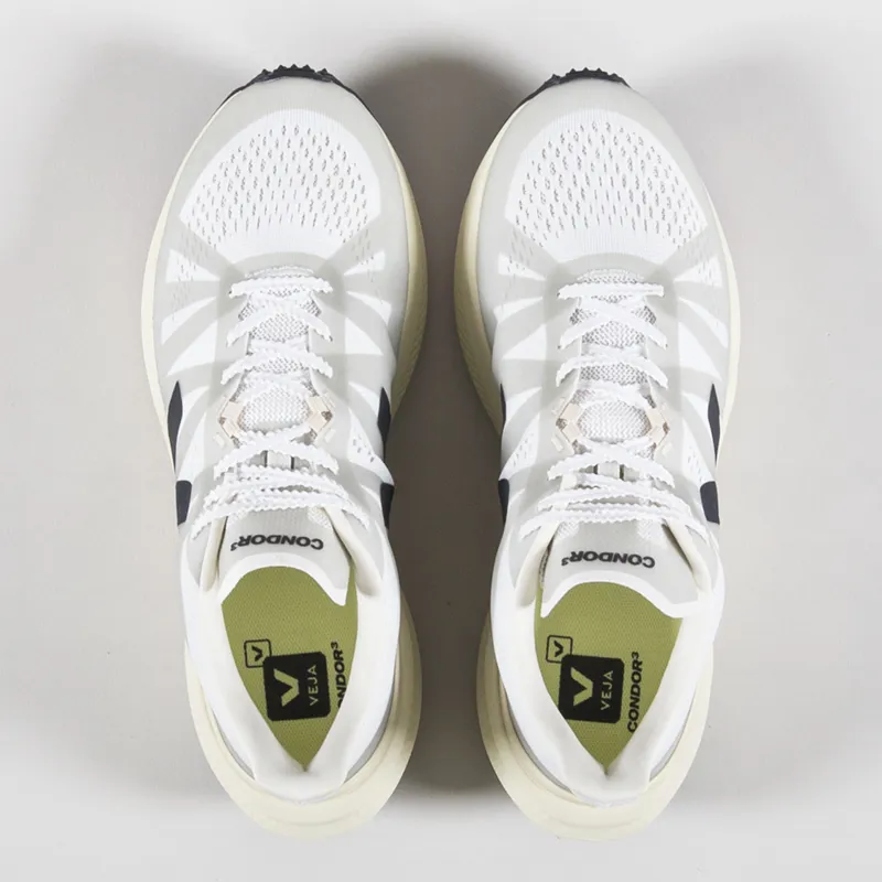 Veja Womens Condor 3 Engineered Mesh Shoe White Black-6