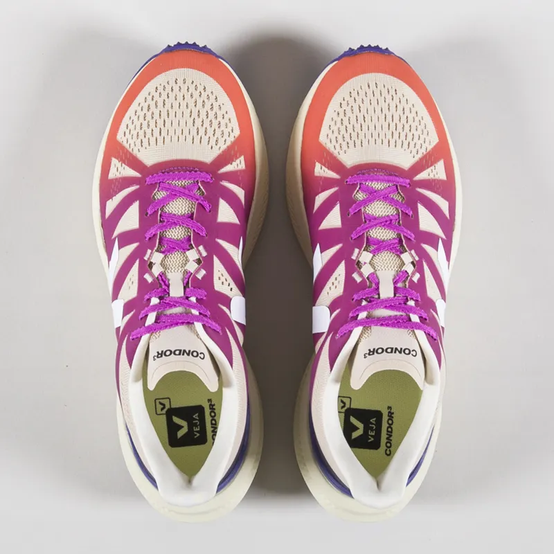 Veja Womens Condor 3 Engineered Mesh Shoe Areia White Gradient-6