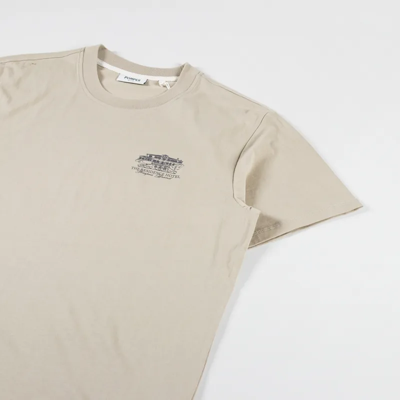 Pompeii Hotel Note T Shirt Cedar-3