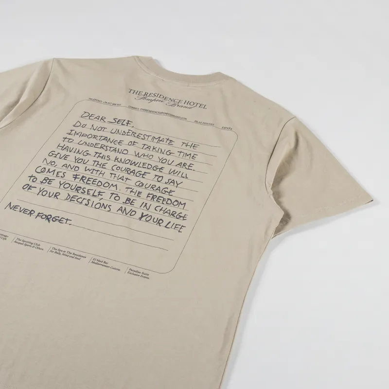 Pompeii Hotel Note T Shirt Cedar-2