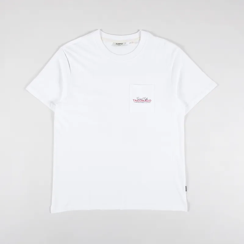 Pompeii Cafe Tagomago T Shirt White-1