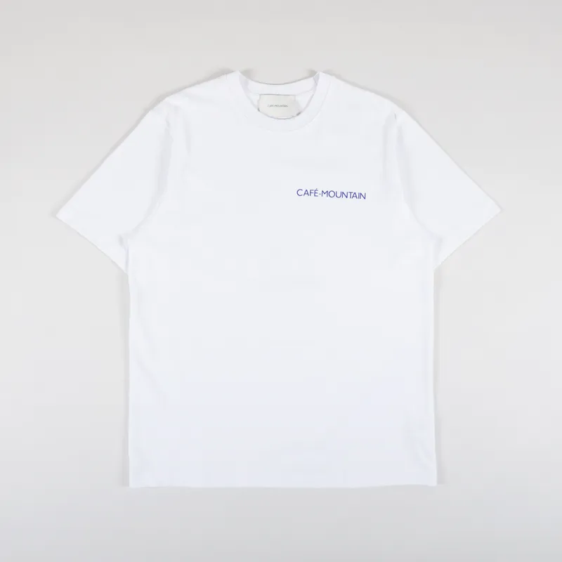 Cafe Mountain Clubhouse T Shirt Natural-1