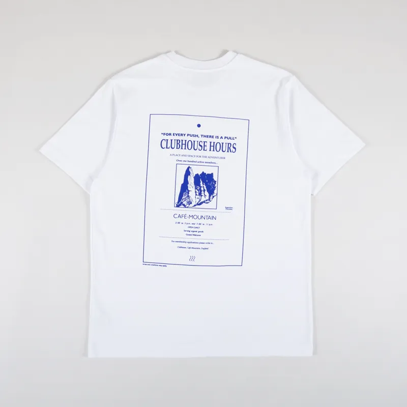 Cafe Mountain Clubhouse T Shirt Natural