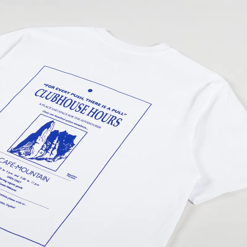 Cafe Mountain Clubhouse T Shirt Natural-2