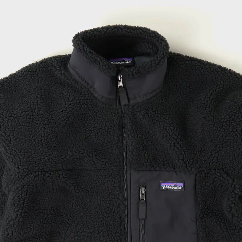 Patagonia Mens Winter Fleece Classic Retro-X Logo Jacket Black £180.00