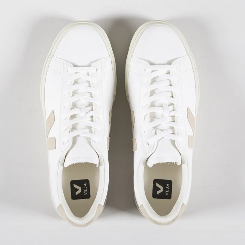 Veja Campo Chromefree Shoes Extra White Almond-6